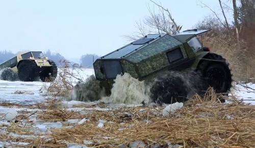 Российский вездеход западную публику покорил. 03 Российский вездеход западную публику покорил. 03