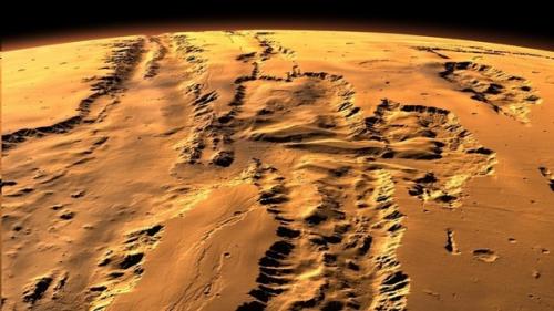 Марс.  Долины маринер. 05