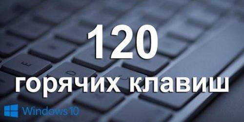 120 горячих клавиш.