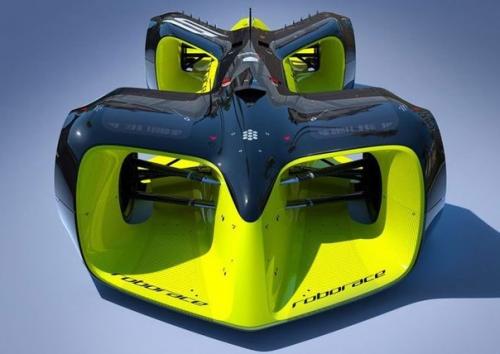 Организаторы гонок беспилотных автомобилей Roborace впервые продемонстрировали дизайн машин (фото видео). 01