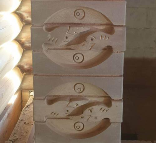 Напилил кирпича!  Роман Шибаев - печник. 03