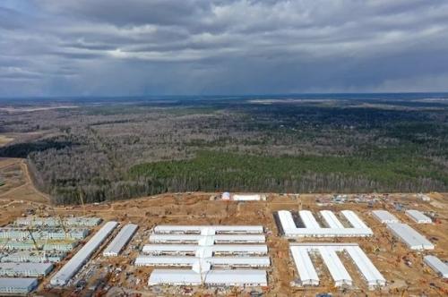Хорошие новости!  Инфекционный центр в новой Москве построили меньше чем за месяц. 05