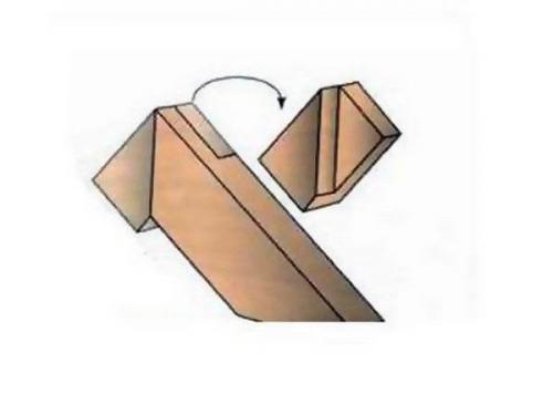 Способы соединения стропил на коньке. 03