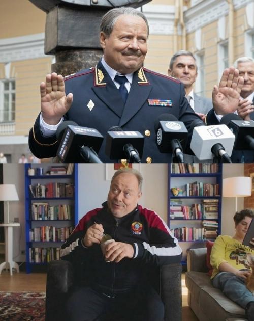 Aлeкceй Maклаков, кoтopoго миллиoны зpитeлeй нaвceгдa зaпoмнили как легeндaрного пpaпopщика шмaтко из cолдаты. 01