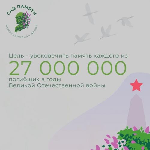 Участники проекта Сад Памяти продолжают высаживать деревья в память о героях, погибших в годы великой отечественной войны. 06