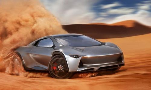 Camal Ramusa: концептуальный суперкар с гибридным полным приводом.

