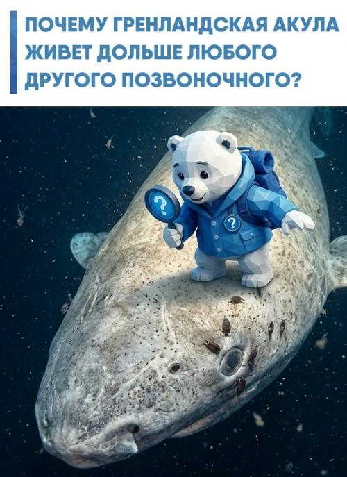 Только в том случае, если бы мы мерили жизнь скоростью передвижения, гренландская акула давно бы выбыла из игры.  