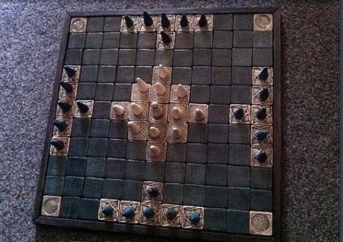 Хнефатафл - скандинавская настольная игра. 02 Хнефатафл - скандинавская настольная игра. 02