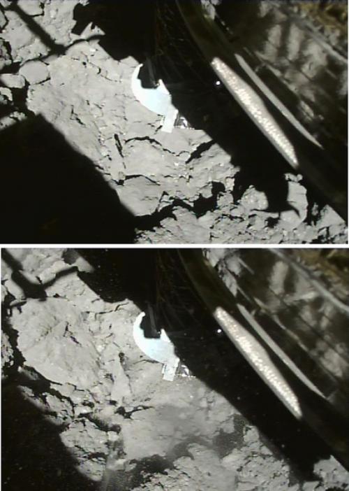 Хаябуса-2 прислала фотографии со второго забора грунта с астероида рюгу. 03