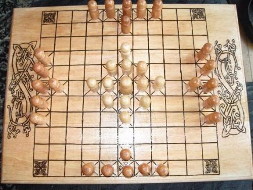 Хнефатафл - скандинавская настольная игра. 03 Хнефатафл - скандинавская настольная игра. 03