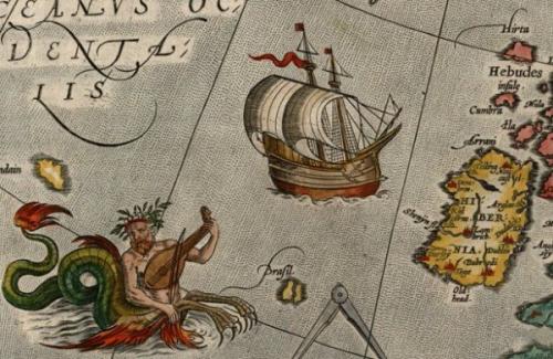 Легендарный остров - призрак в Ирландии: хай - бразил. 
