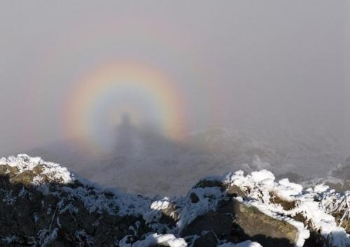 Природное явление Глория. Глория (оптическое явление).