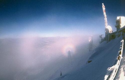 Природное явление Глория. Глория (оптическое явление).